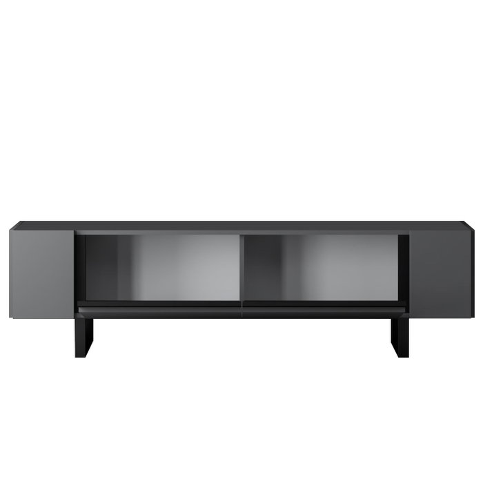 Hanah Home Yildiz Soporte para Televisión Antracita y Negro Hanah Home Yildiz Soporte para Televisión Antracita y Negro
